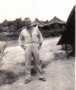 In Guam during WW II.