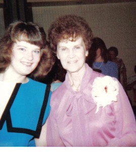 Mom and I at our church's Mother's Day Banquet.